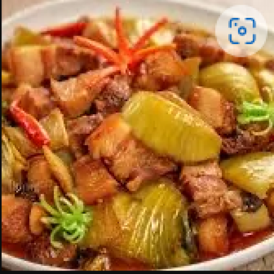 Thịt kho cải chua