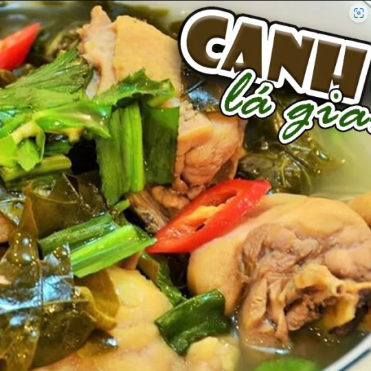 Canh chua gà lá Giang