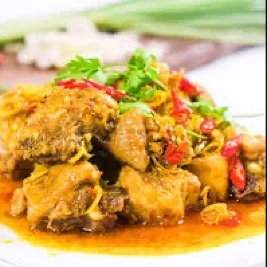 Gà kho sả ớt