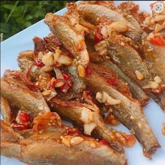 cá đù đù tỏi ớt