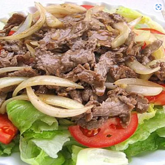 bò xào củ hành